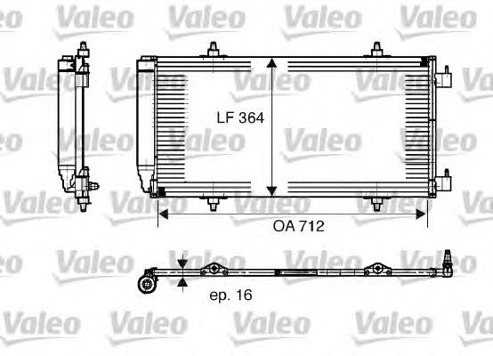 817668 VALEO condensador aire acondicionado