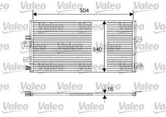 817687 VALEO condensador aire acondicionado