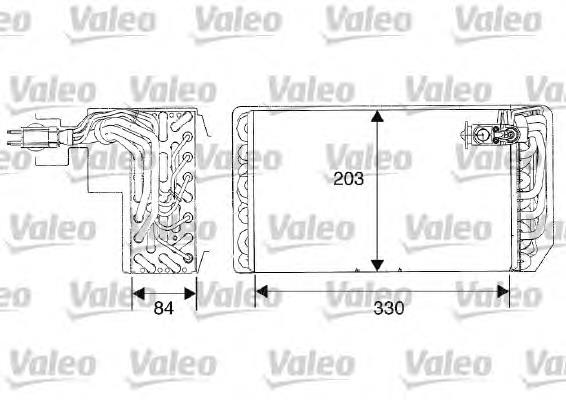  Evaporador, aire acondicionado para Peugeot 607 9D, 9U