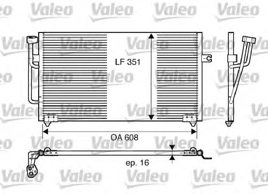 817560 VALEO condensador aire acondicionado