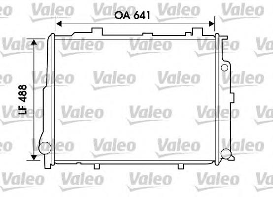 734796 VALEO radiador refrigeración del motor