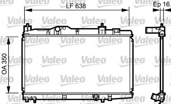 734916 VALEO ventilador, refrigeración del motor