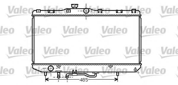 734839 VALEO radiador refrigeración del motor