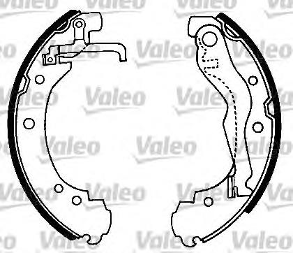 562576 VALEO zapatas de frenos de tambor traseras