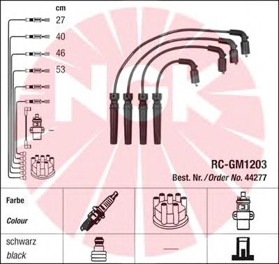 44277 NGK juego de cables de encendido