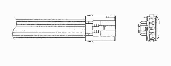 97378 NGK sonda lambda sensor de oxigeno post catalizador