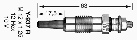 5148 NGK bujía de incandescencia