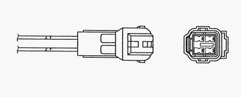 90086 NGK sonda lambda sensor de oxigeno post catalizador