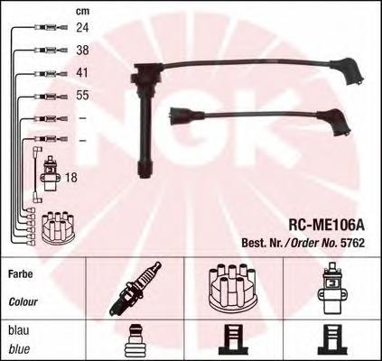 5762 NGK juego de cables de encendido