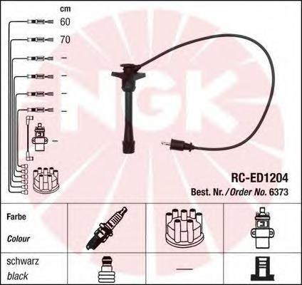 6373 NGK juego de cables de encendido