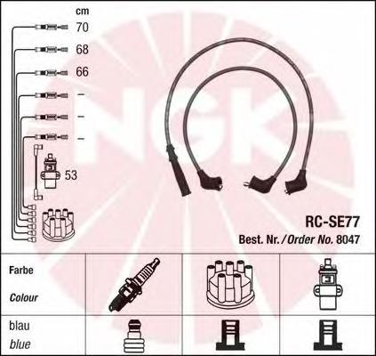 CLS258 Champion juego de cables de encendido