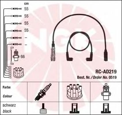 92860206019 Porsche juego de cables de encendido