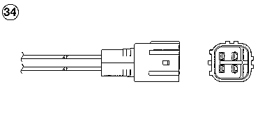 92861 NGK sonda lambda sensor de oxigeno post catalizador