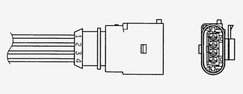 90405 NGK sonda lambda sensor de oxigeno para catalizador