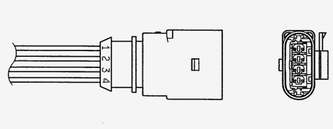 96208 NGK sonda lambda sensor de oxigeno post catalizador