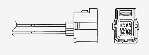 90748 NGK sonda lambda sensor de oxigeno para catalizador