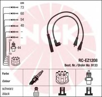 9133 NGK juego de cables de encendido