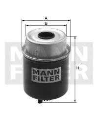 WK8127 Mann-Filter filtro combustible