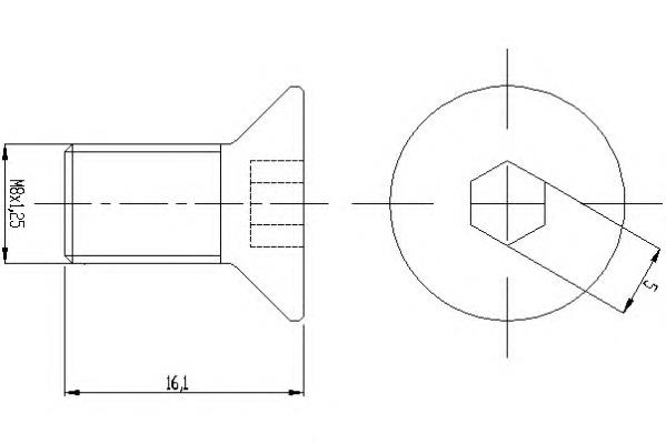 8DZ355209061 HELLA perno de disco de freno