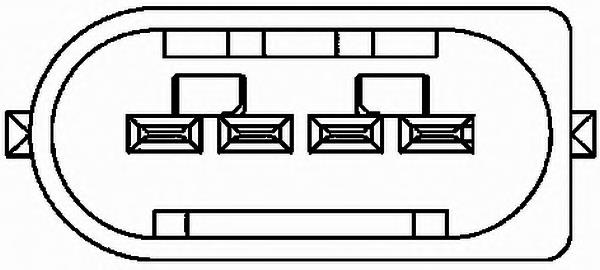 8ET009149341 HELLA sensor de flujo de aire/medidor de flujo (flujo de aire masibo)