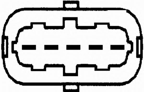 8ET 009 142-521 HELLA sensor de flujo de aire/medidor de flujo (flujo de aire masibo)