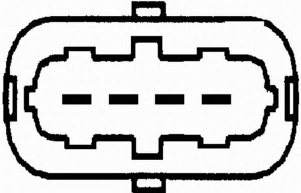 8ET 009 142-721 HELLA sensor de flujo de aire/medidor de flujo (flujo de aire masibo)