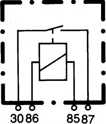 4RA933332111 HELLA rele de ventana trasera calefaccion