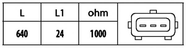 6PU009146491 HELLA sensor de posición del cigüeñal