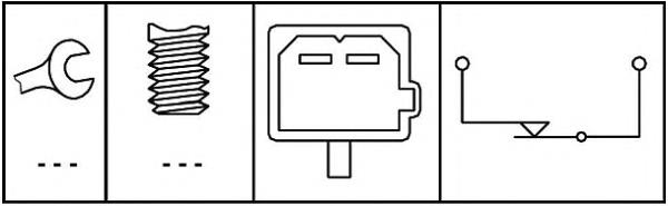 6DD008622721 HELLA interruptor luz de freno