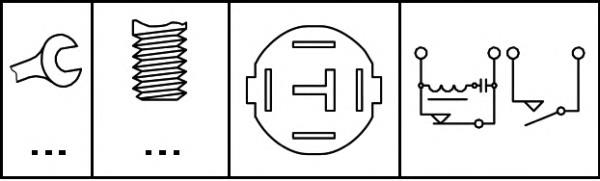 6DD008622401 HELLA interruptor luz de freno