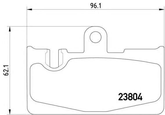 8DB 355 011-661 HELLA pastillas de freno traseras