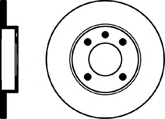 8DD 355 100-131 HELLA freno de disco delantero