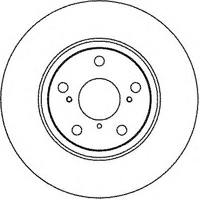 8DD 355 114-281 HELLA freno de disco delantero