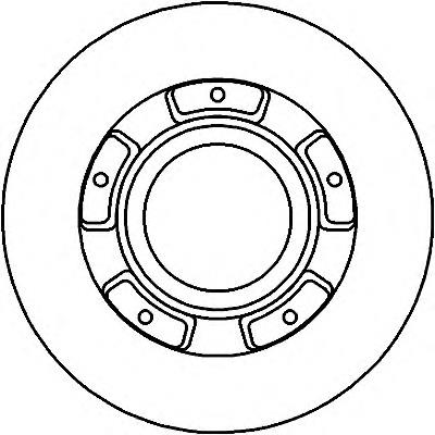 8DD 355 113-811 HELLA disco de freno trasero