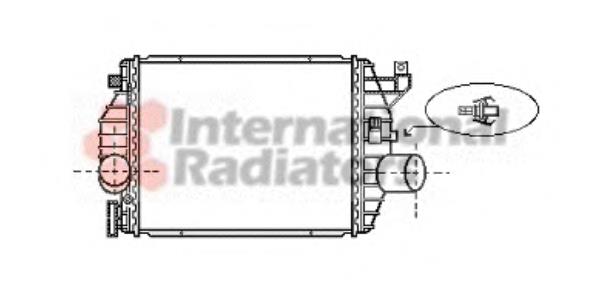 30004357 VAN Wezel radiador de aire de admisión