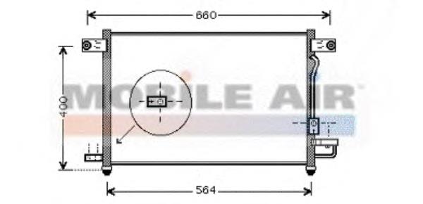 81005061 VAN Wezel condensador aire acondicionado