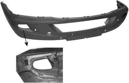 A90688007709B51 Mercedes parachoques delantero