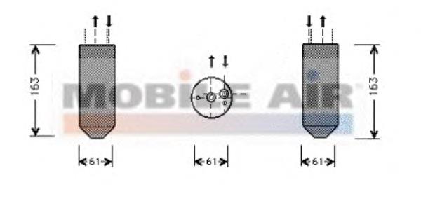 3000D362 VAN Wezel receptor-secador del aire acondicionado