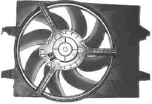 1805746 VAN Wezel difusor de radiador, ventilador de refrigeración, condensador del aire acondicionado, completo con motor y rodete