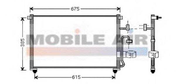 81005063 VAN Wezel condensador aire acondicionado