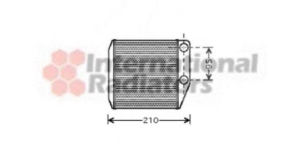 17006313 VAN Wezel radiador de calefacción