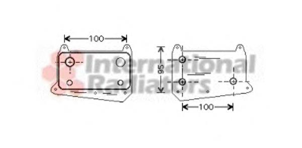 30003376 VAN Wezel radiador de aceite