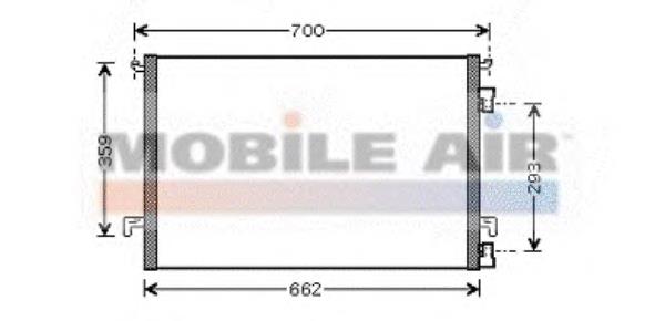 37005397 VAN Wezel condensador aire acondicionado