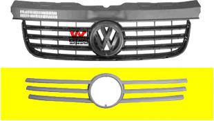  Superposicion (Molde) De Rejilla Del Radiador para Volkswagen Multivan 7HM