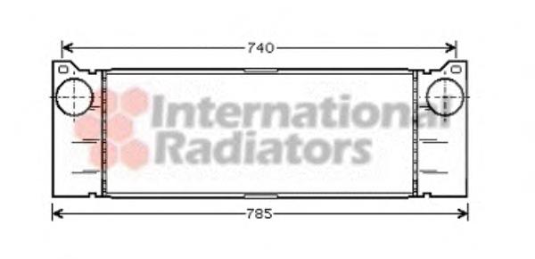 30004371 VAN Wezel radiador de aire de admisión