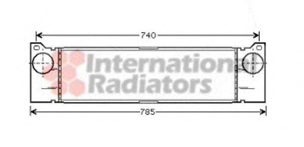 30004370 VAN Wezel radiador de aire de admisión