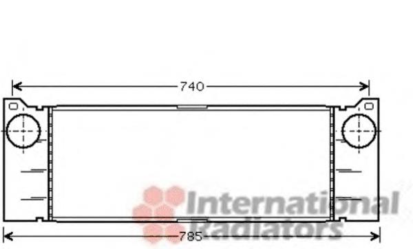 30004473 VAN Wezel radiador de aire de admisión