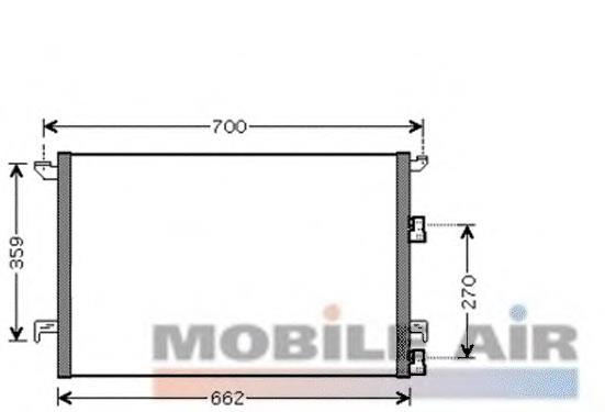 47005060 VAN Wezel condensador aire acondicionado