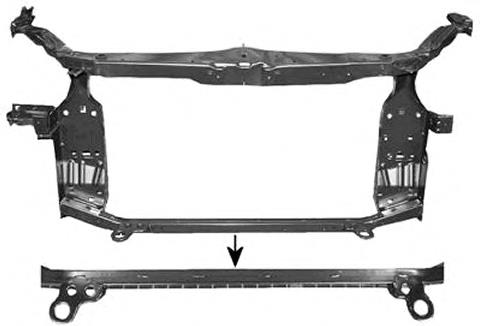 3388678 VAN Wezel soporte de radiador completo