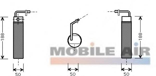 92131JD20A Nissan receptor-secador del aire acondicionado